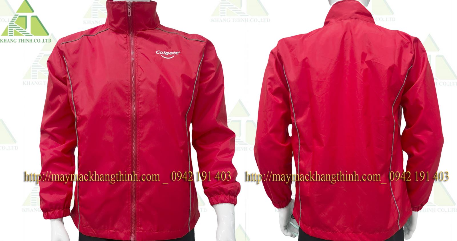 May áo khoác đồng phục